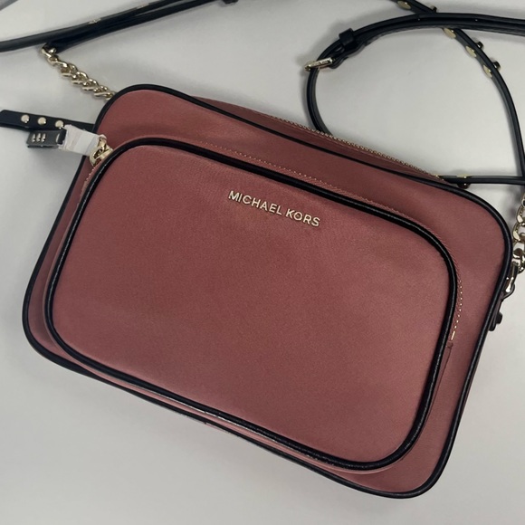 NWT Michael Kors Rose Leila LG Camera Bag - Picture 11 of 12